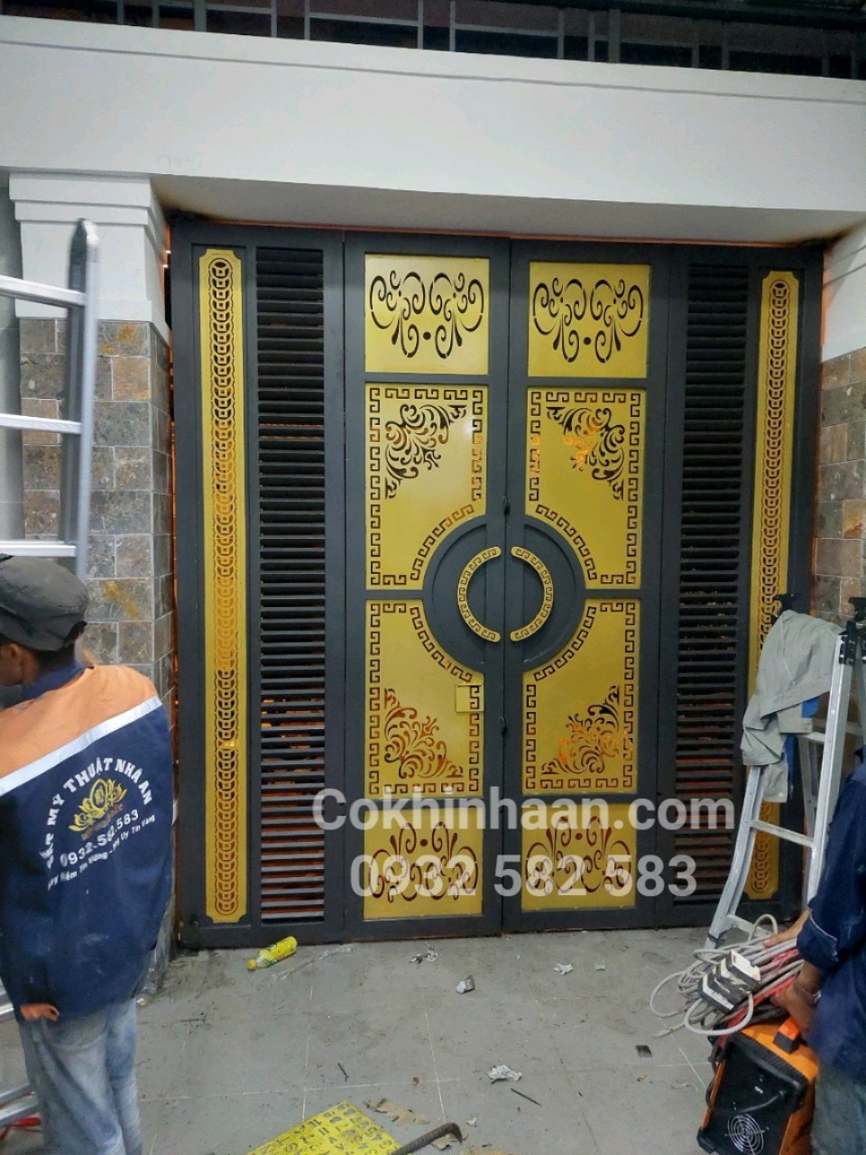 Cổng CNC của Cơ Khí Nhã An